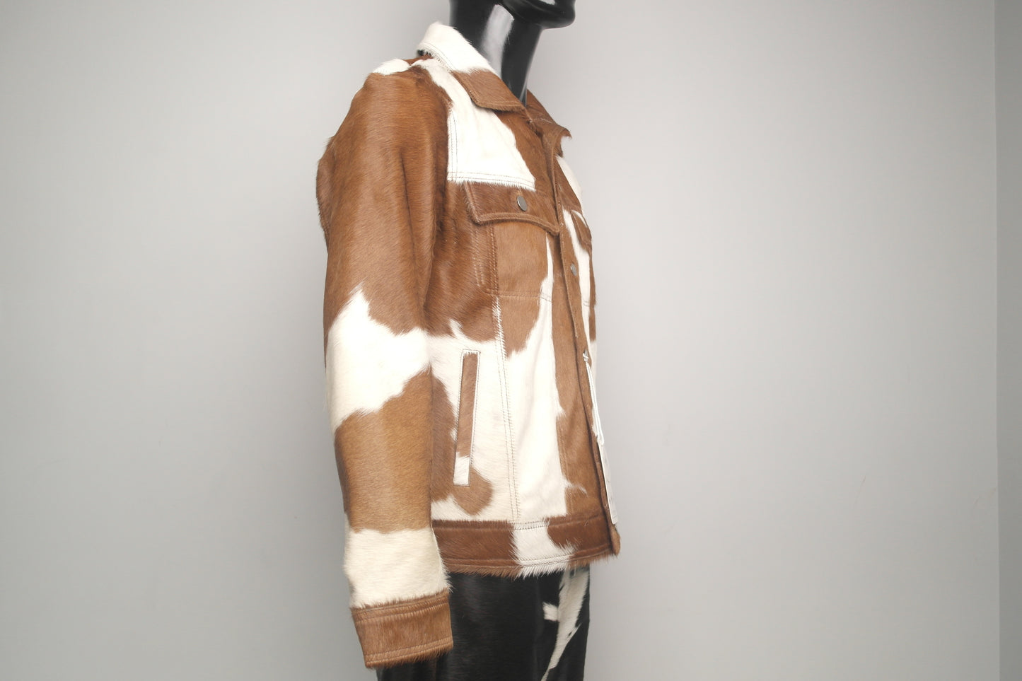 Unique Hair on Hide Cowhide Jacket for Women