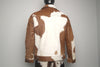 Rustic Cowhide Leather Jacket – Bold & Timeless Design