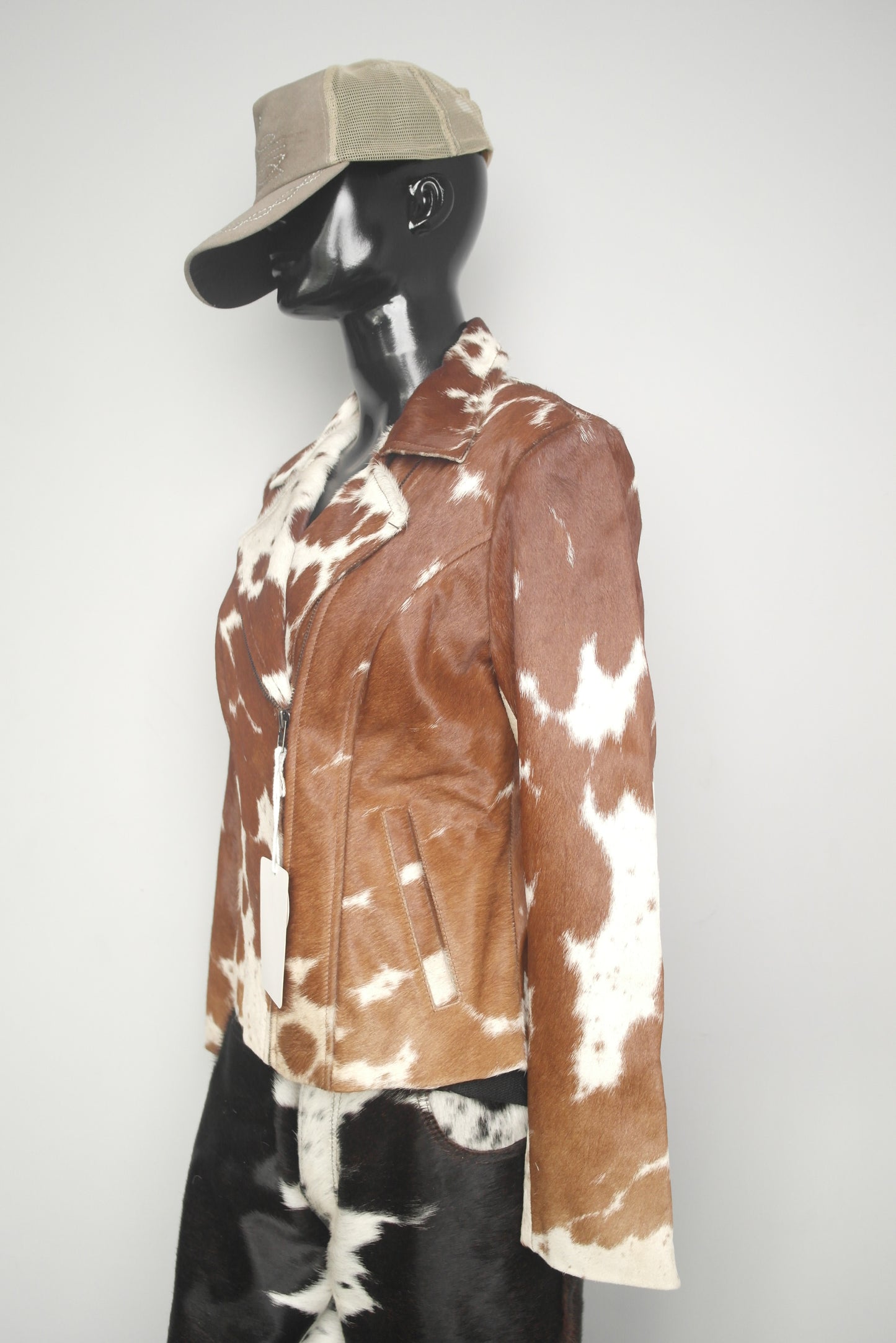 Stylish Cowgirl Cowhide Leather Jacket