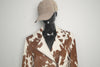 Western Chic Cowhide Hair on Hide Leather Jacket
