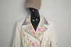 white cowhide leather jacket-printed-women jacket