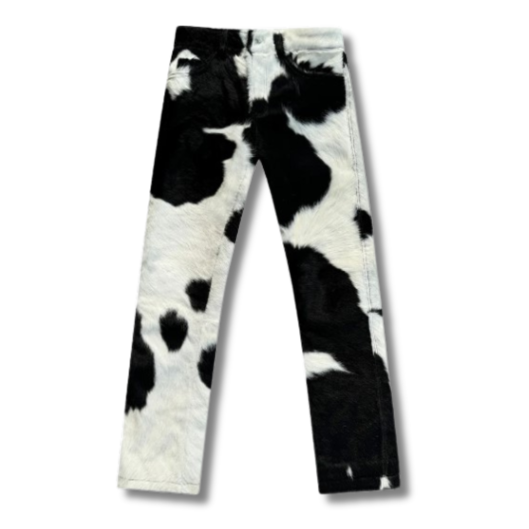 Premium Cowhide Leather Pants – Unique & Stylish
