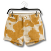Women's Cowhide Shorts – Natural Pattern