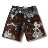 Handcrafted Long Cowhide Shorts – Unique Pattern