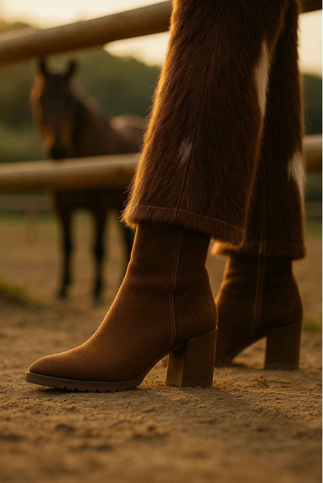 Cowhide Leather Pants