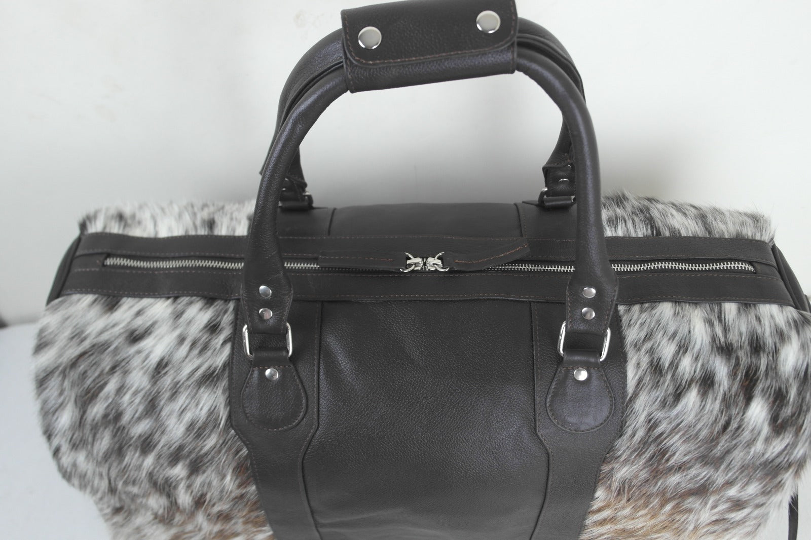 Genuine Cowhide Duffle Bag