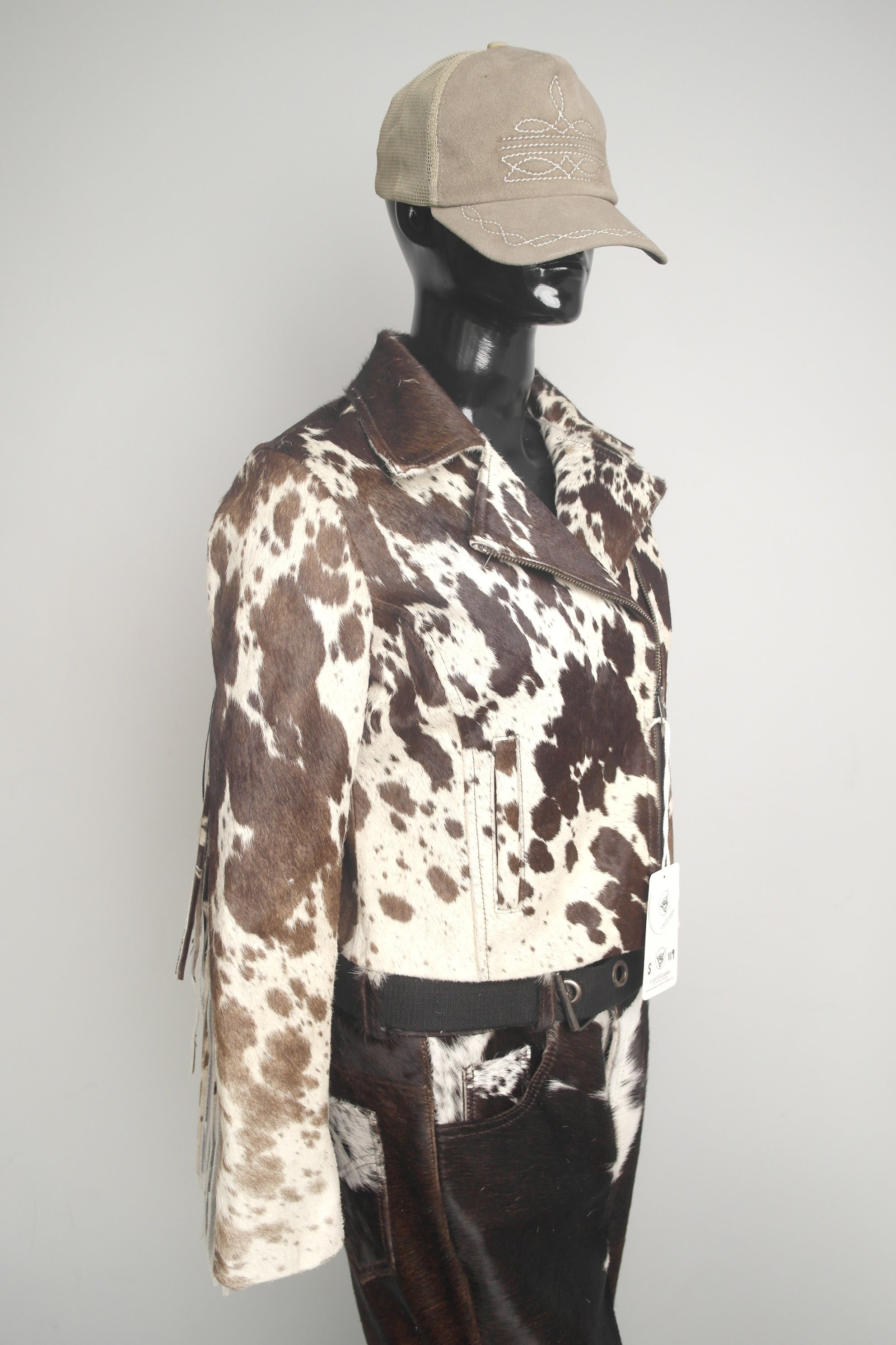 Women's Cowhide Fringe Jacket | Edgy & Fashionable