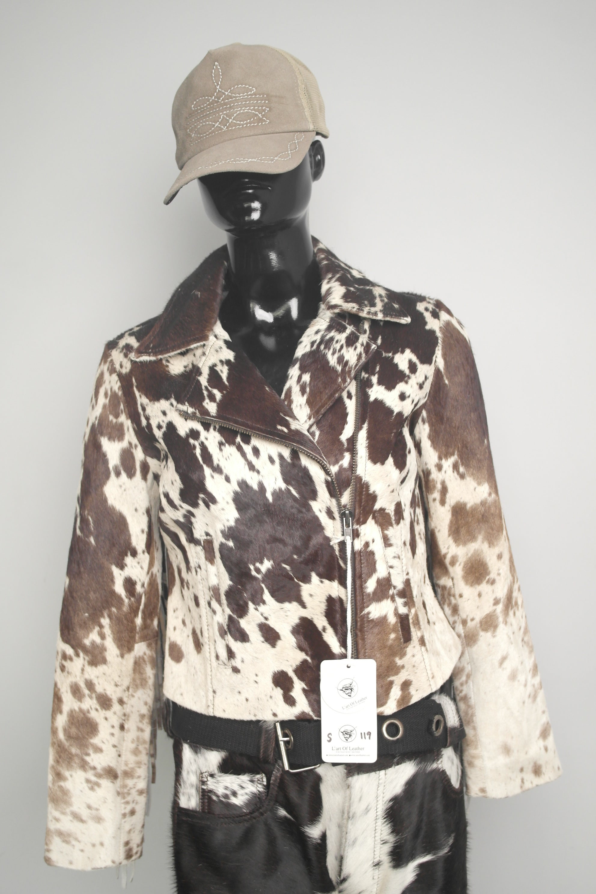 Women's Cowhide Fringe Jacket | Edgy & Fashionable