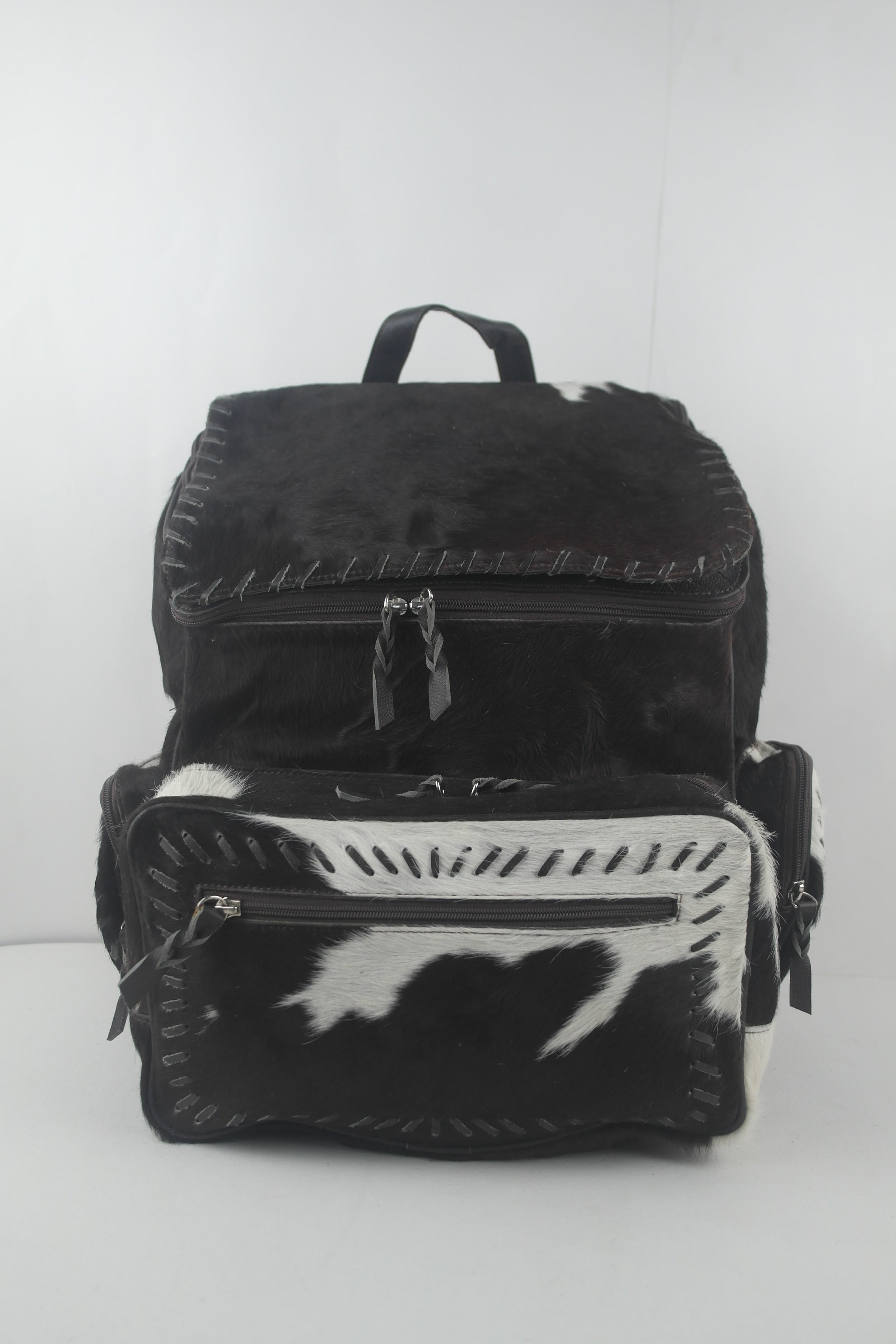 Cowhide Backpack Bag, Travel Bag