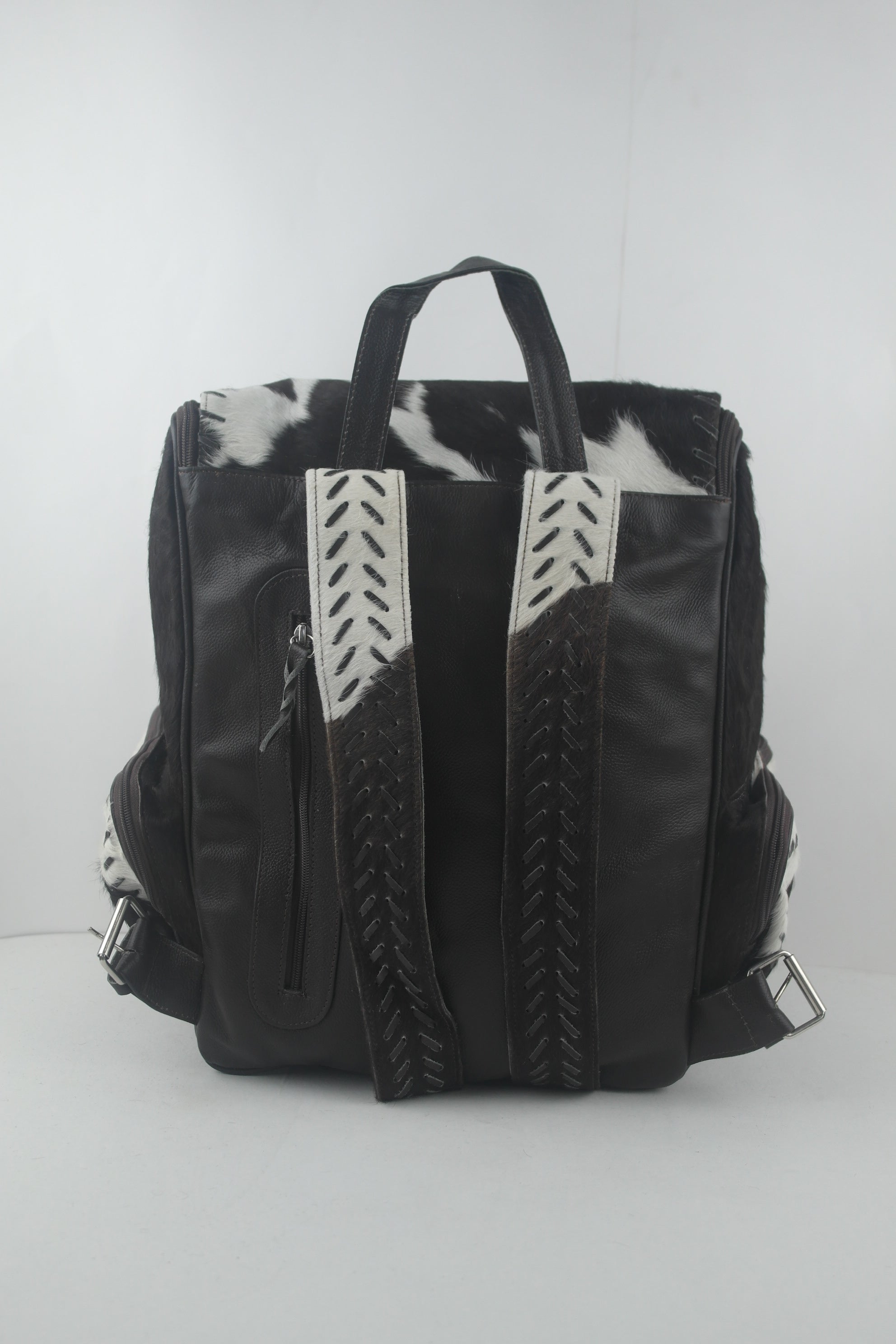 Cowhide Backpack Bag, Travel Bag