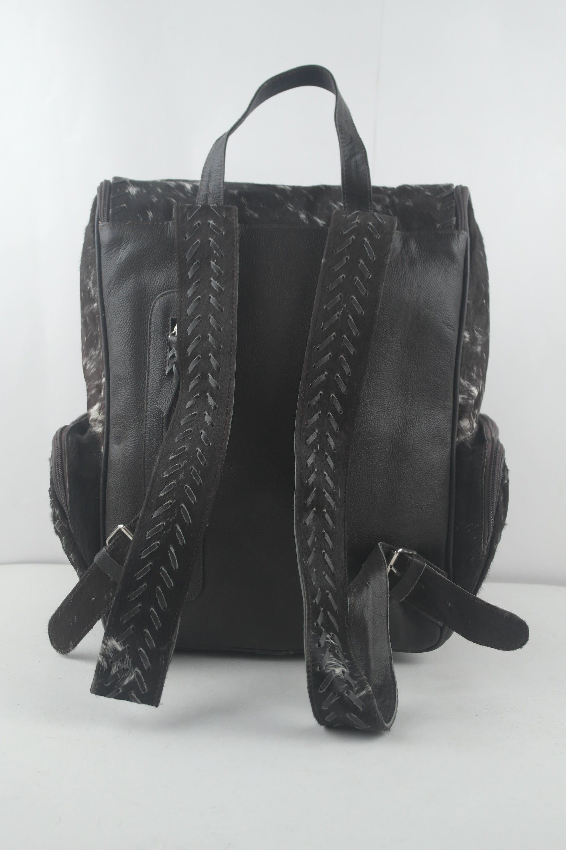 Cowhide Hair On Handmade Backpack