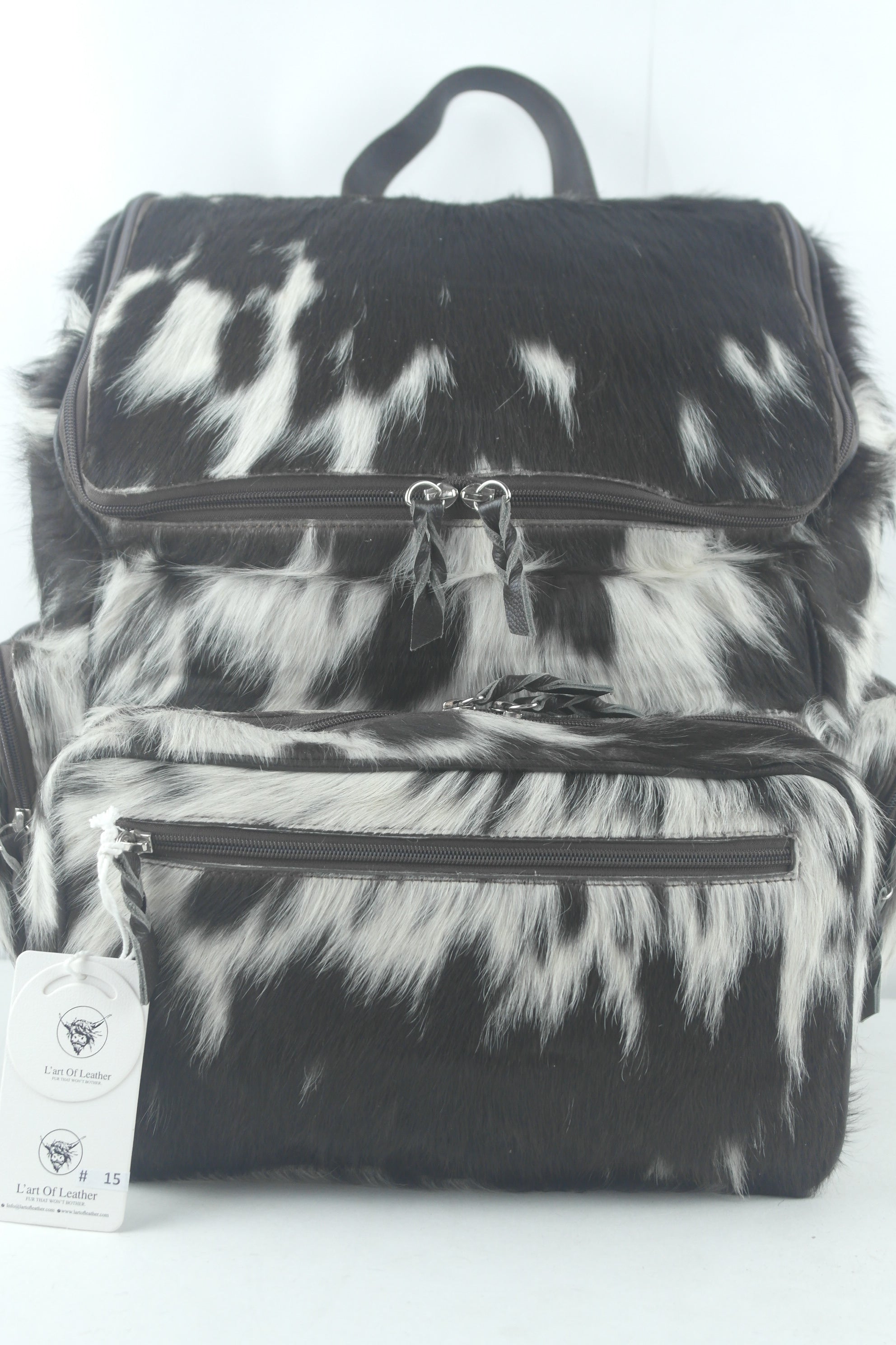 Cowhide Leather Handmade Western Backpack