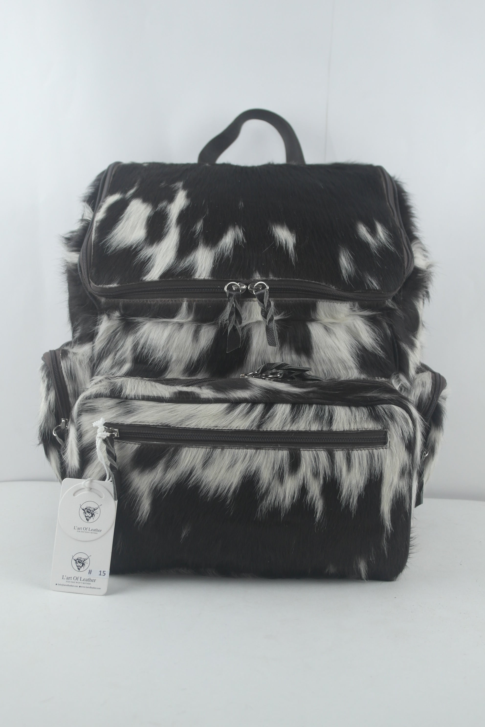 Cowhide Leather Handmade Western Backpack