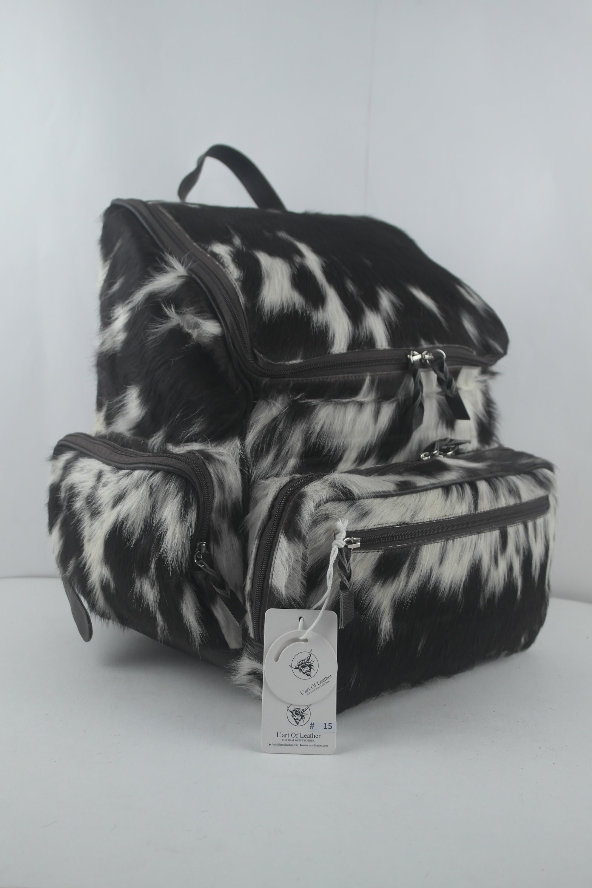 Cowhide Leather Handmade Western Backpack