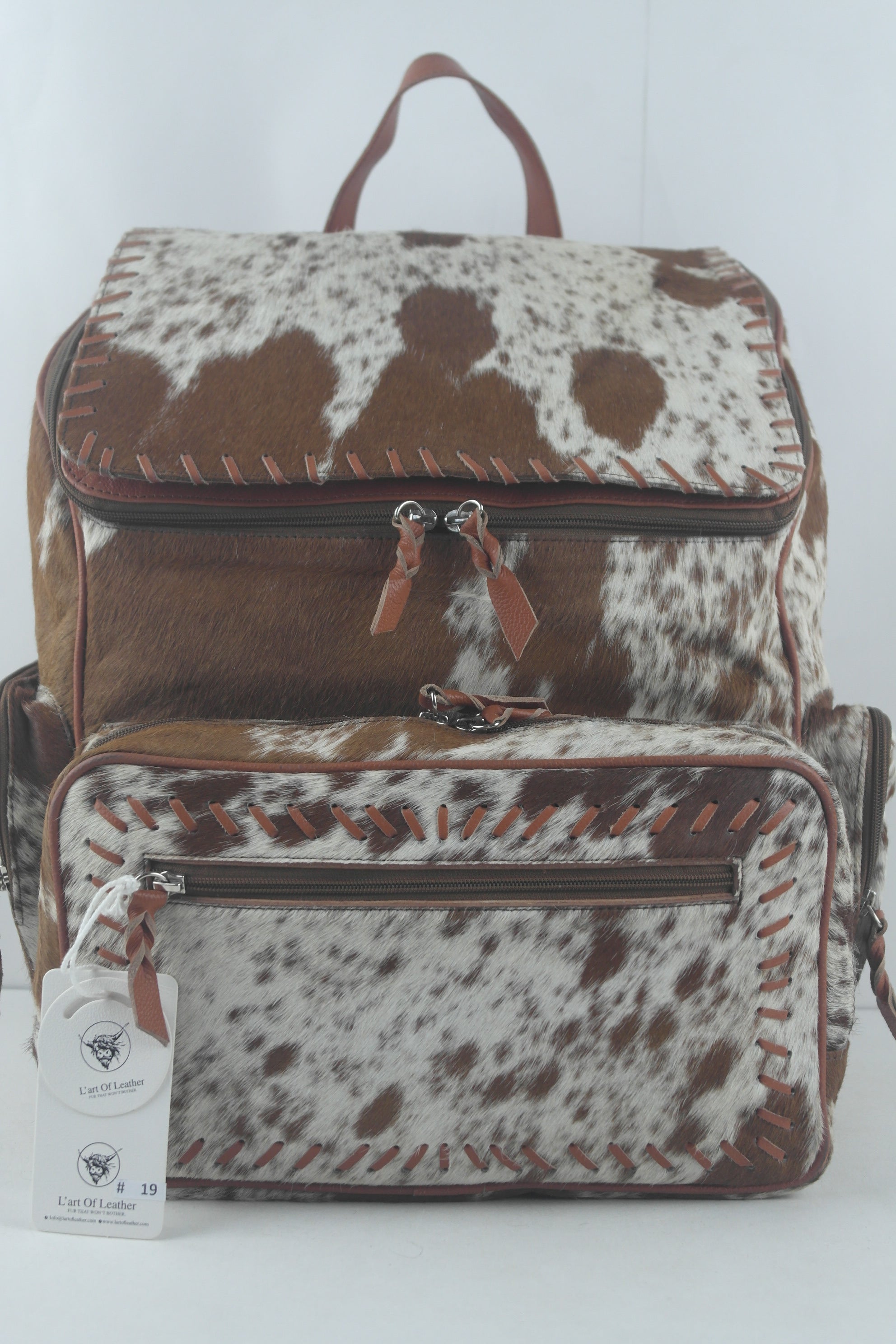 Genuine Leather Travel Bag, Cowhide Backpack Bag