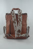 Genuine Leather Backpack Bag, Cowhide Travel Bag