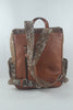 Cow Hide Leather Backpack Bag
