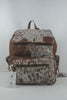 Sleek Cowhide Leather Backpack – Stylish & Functional