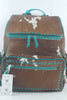 Cowhide Leather, Hair on Backpack