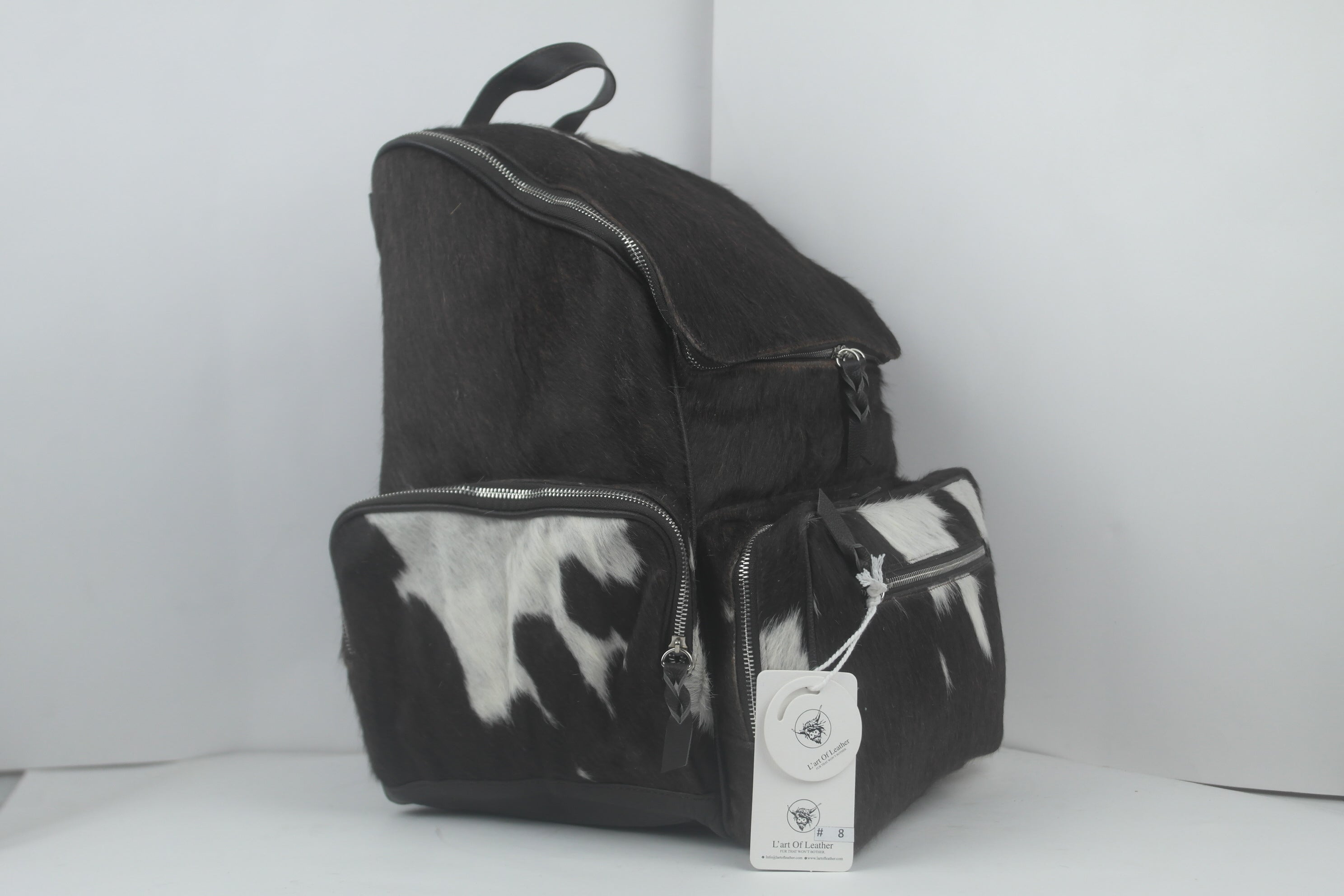 Hair-On Leather Backpack