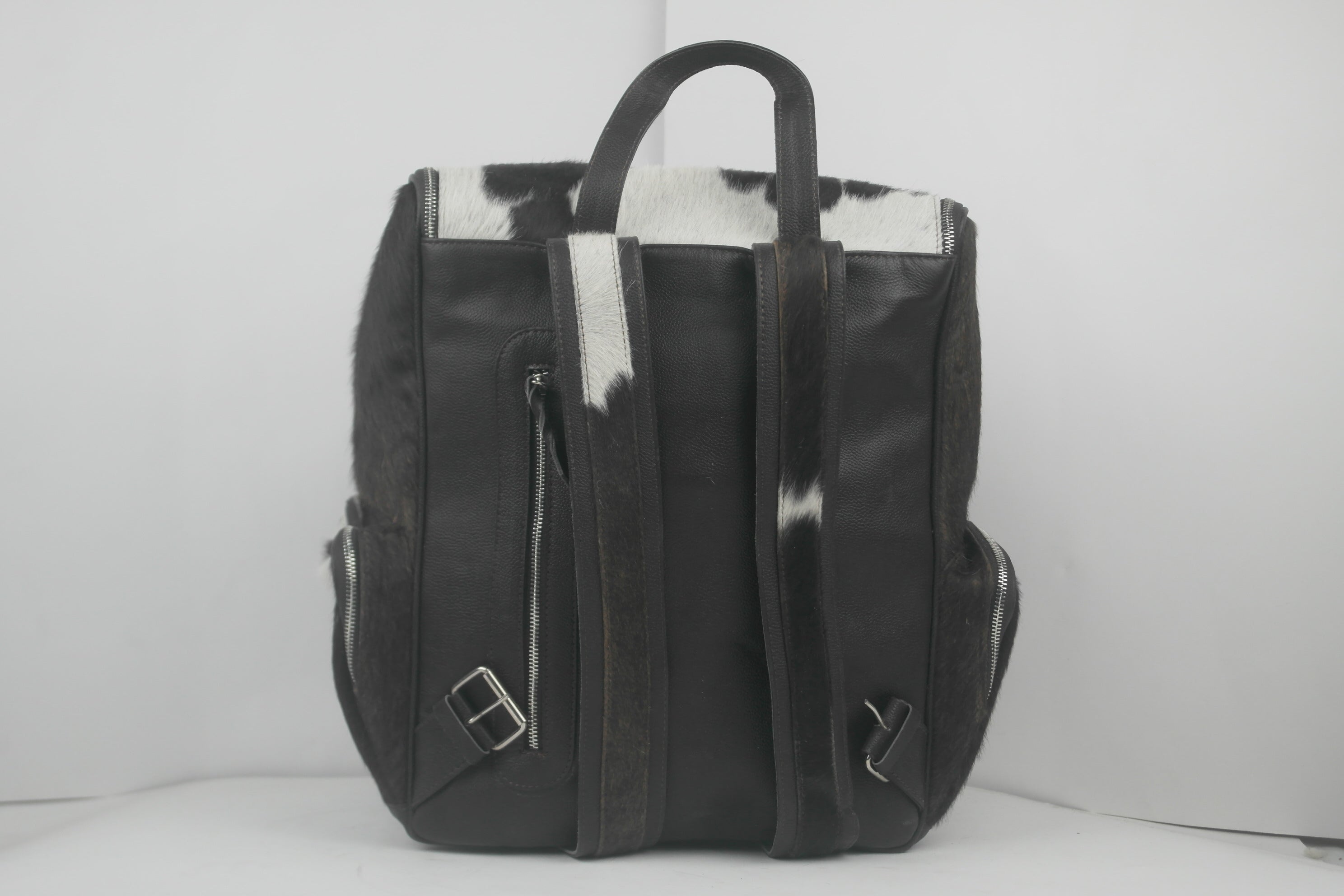 Hair-On Leather Backpack