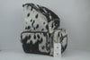 Handmade Hair-On Cowhide Backpack:  Genuine Cowhide Bag for Everyday Use