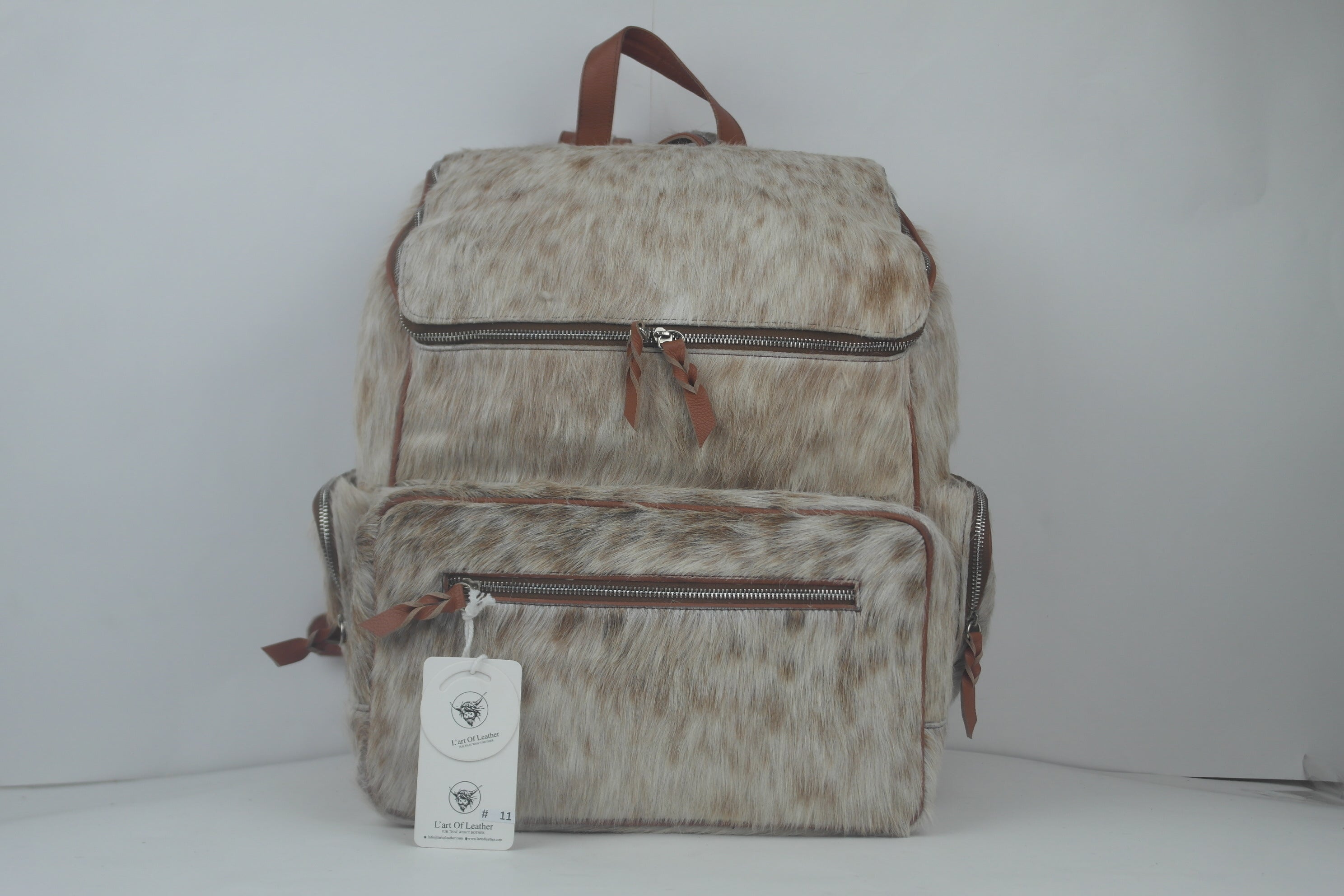 Cowhide Leather Backpack