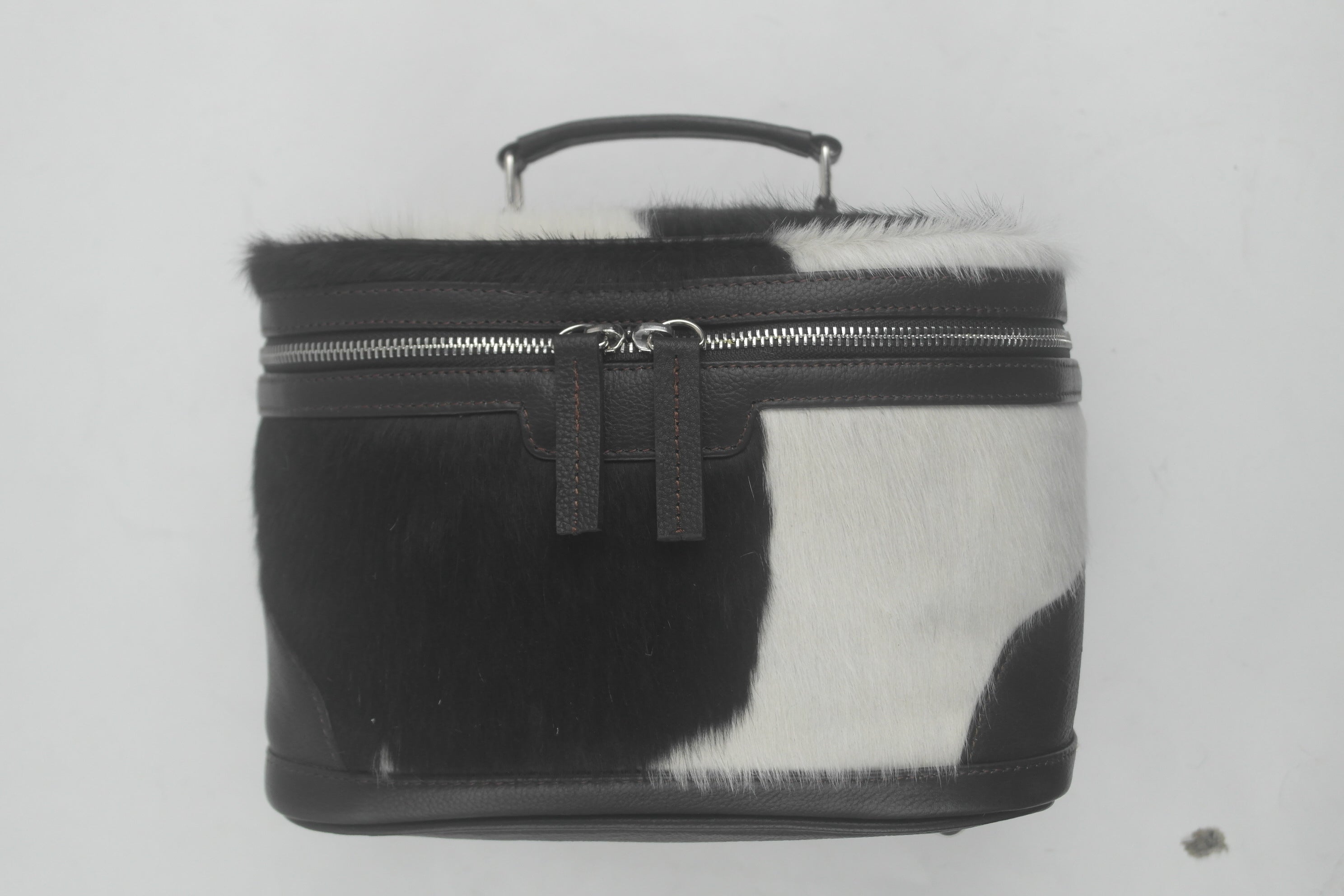 Cowhide Square Jewelry Box/Travel case