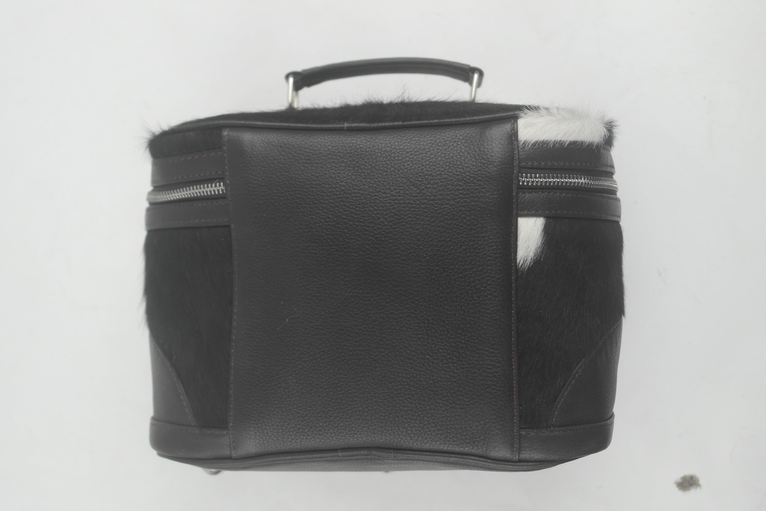 Cowhide Square Jewelry Box/Travel case