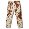 Luxury Cowhide Leather Pants – Handmade