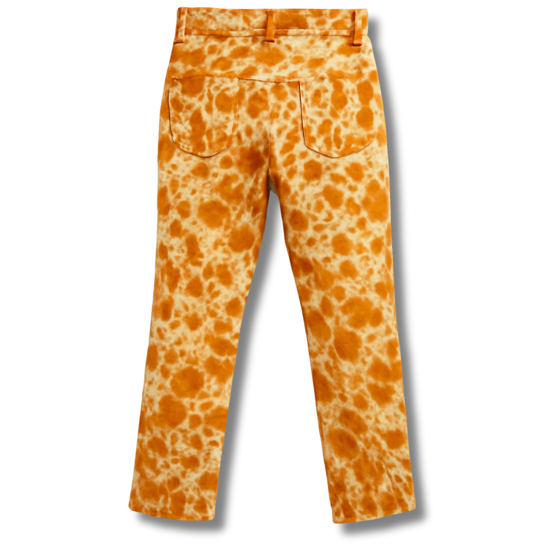 Luxury Cowhide Leather Pants – Handmade