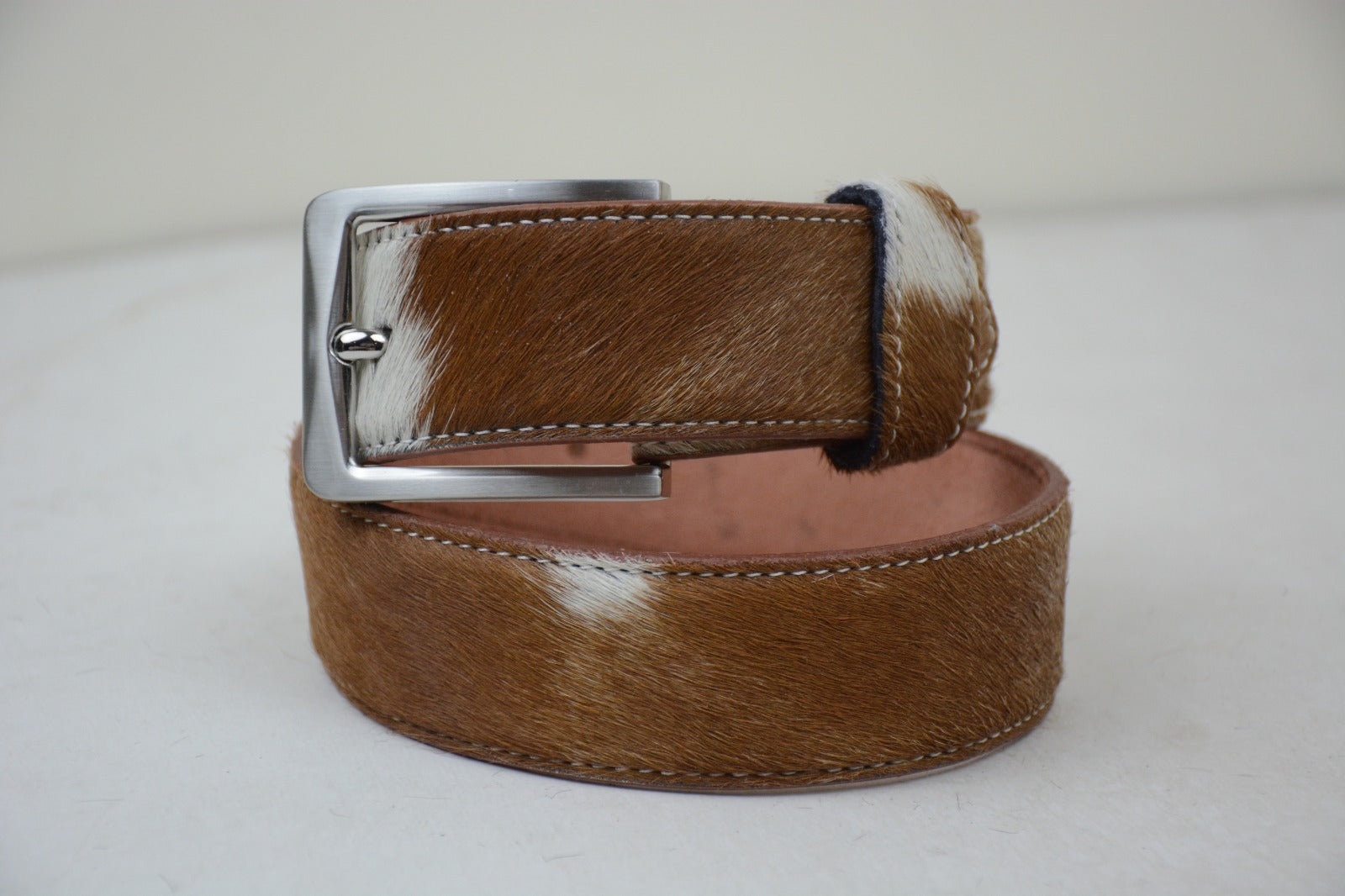 Tan Cowhide Leather Belt – Heritage Handcrafted Classic