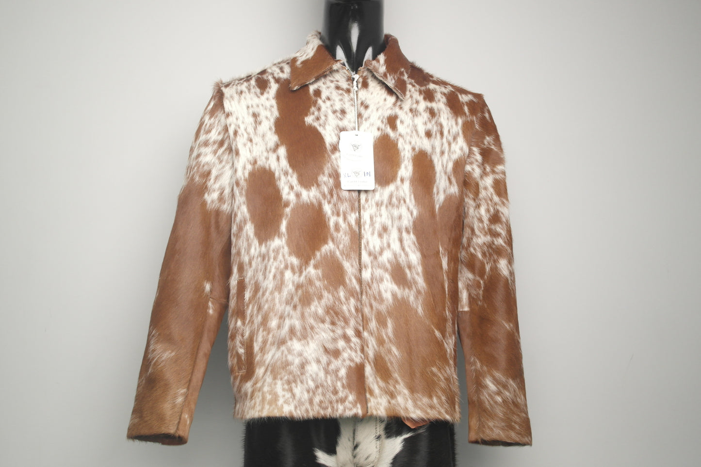 Cowhide Hair-on-Hide Jacket for Women - Western Chic