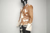 Sleek Cowhide Hair on Jacket - Slim-Fit for Women