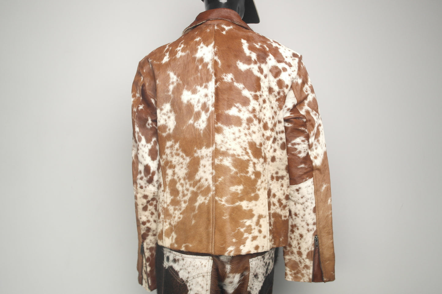 Cowhide Hair-on-Hide Jacket for Women - Western Chic