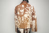 Sleek Cowhide Hair on Jacket - Slim-Fit for Women