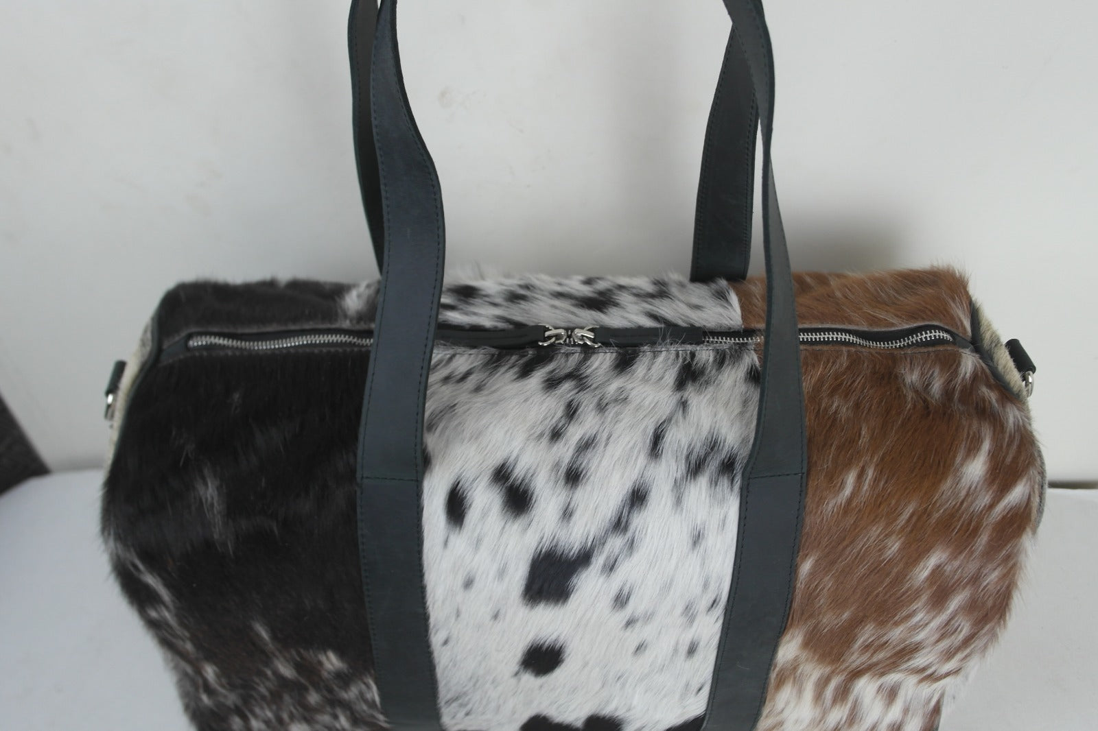 Cowhide Duffel Bag