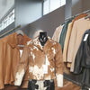 Sleek Cowhide Hair on Jacket - Slim-Fit for Women