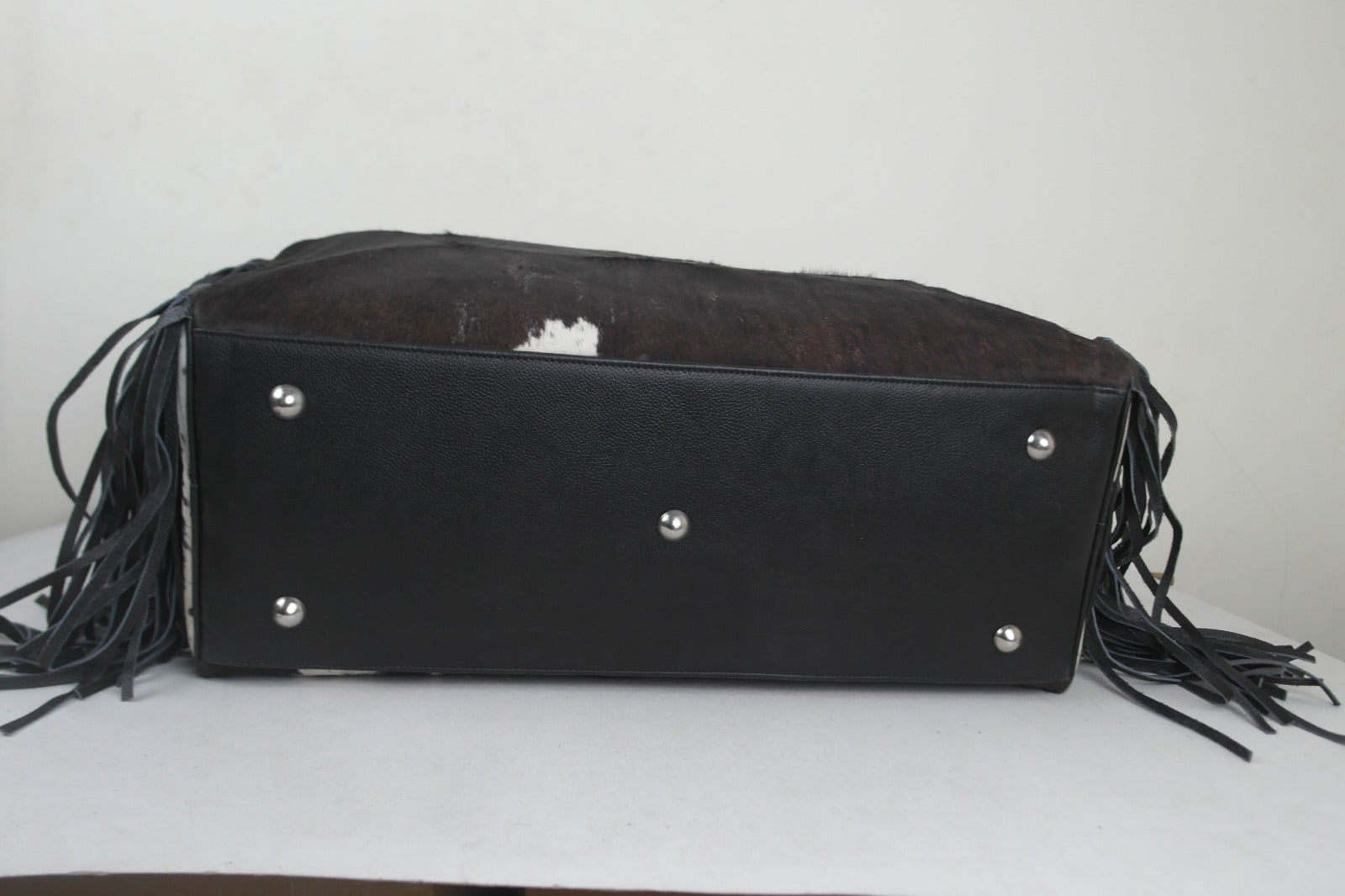Hair on Cowhide Duffel Bag