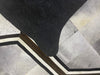 Cowhide Patch Rug ins the shape of real Brazilian cowhide shape designer cowhide patch rug . 115