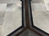 Cowhide Patch Rug ins the shape of real Brazilian cowhide shape designer cowhide patch rug . 115