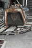 Premium Quality Cowhide Leather Pet Carrier Bag for Cats and Dogs