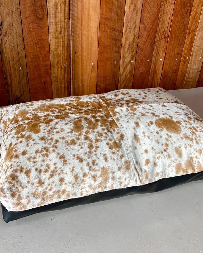 Premium Cowhide Pet Bed – Comfort for Your Pet