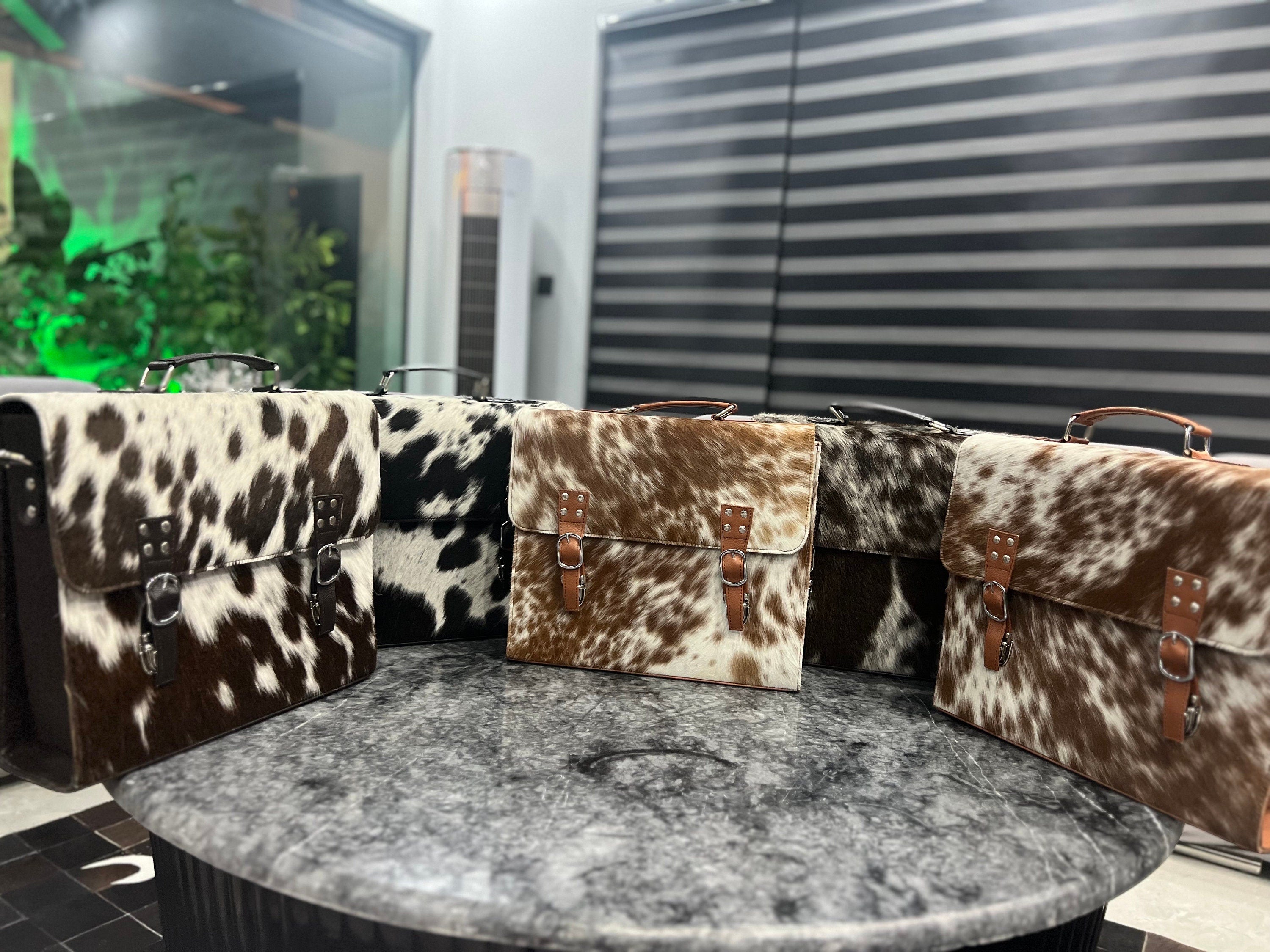 Cowhide Laptop/Briefcase Hand Bag