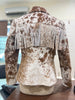 Fringe Leather Jacket – Hair on hide for Stylish Women